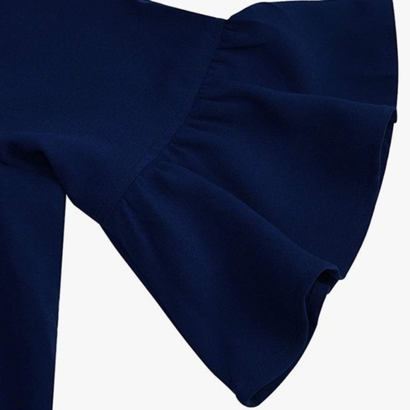 Flowy Chiffon Shirt Dress - Picture 5 of 6